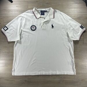 Team USA Shirt Polo Mens 3XB White Olympic Team 2016 Short Sleeve Ralph Lauren